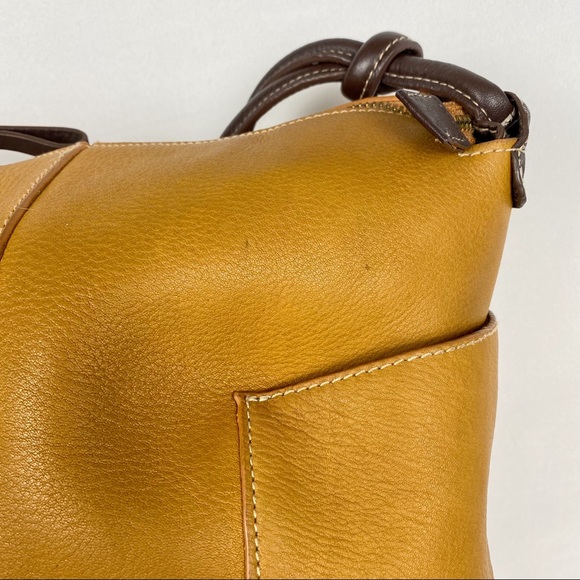 Sundance Leather Slouch Zip Top Tote - Picture 4 of 11